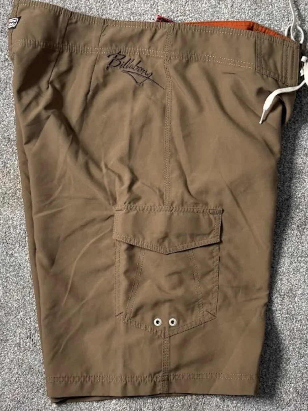 New Vintage Y2K Brown Billabong Men’s Size 36 Board Shorts Surf Swim Trunks